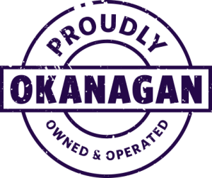 Proudly Okanagan Owned and Operated stamp